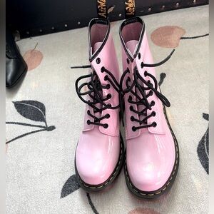 Dr Martens pastel pink vinyl